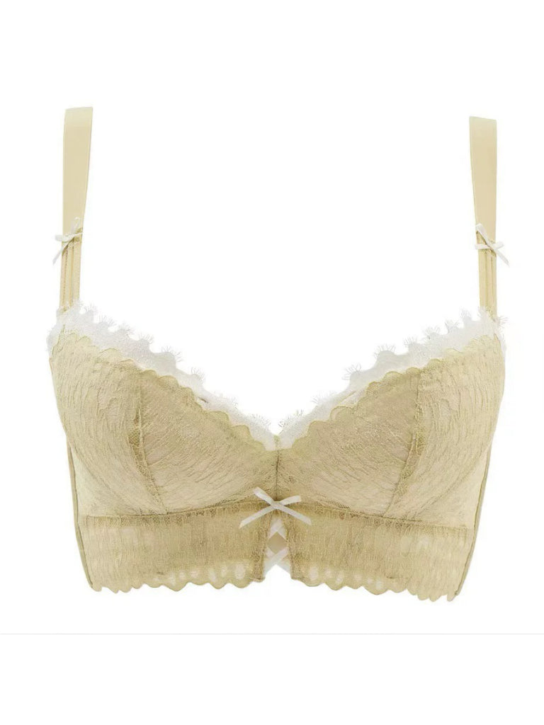 【A-Cカップ 補正効果】脇肉スッキリ ノンワイヤー盛れるブラセット