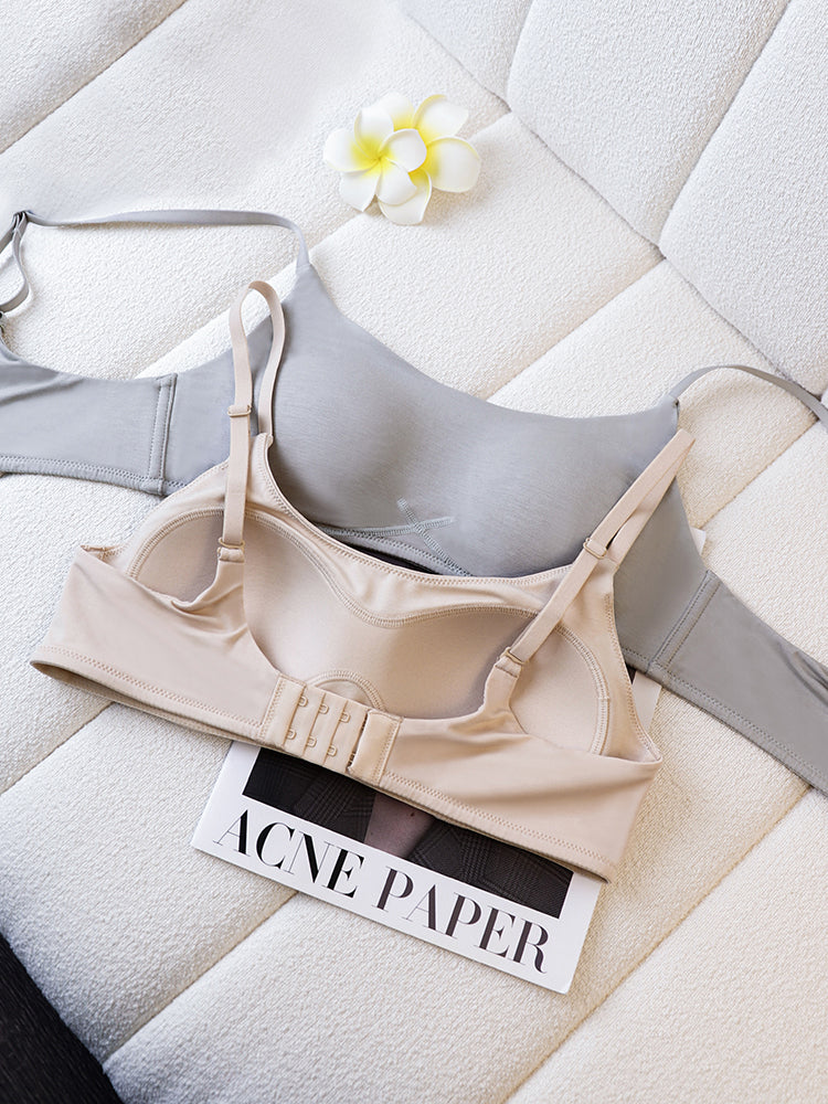 【ノンワイヤー】モーダルノンワイヤーブラ 薄くて肌触りよい