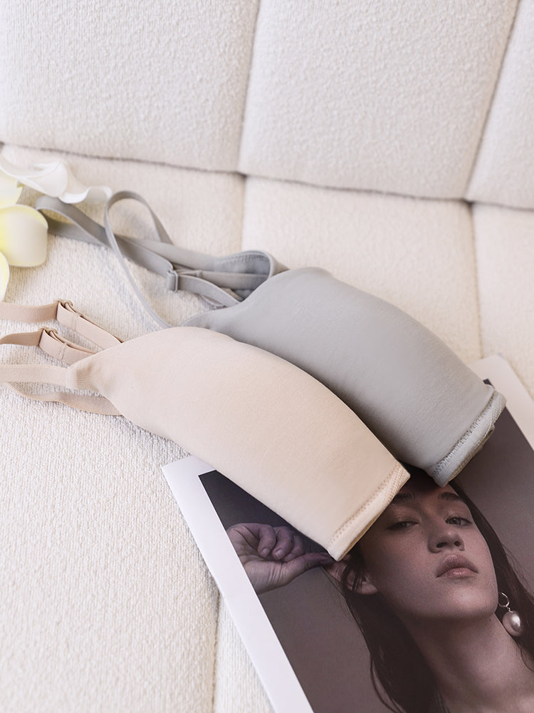 【ノンワイヤー】モーダルノンワイヤーブラ 薄くて肌触りよい