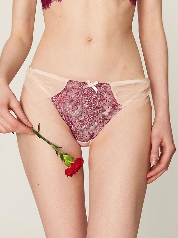 【ワイヤー入り】レースデザイン 軽い セクシーノンパテッド ブラジャー