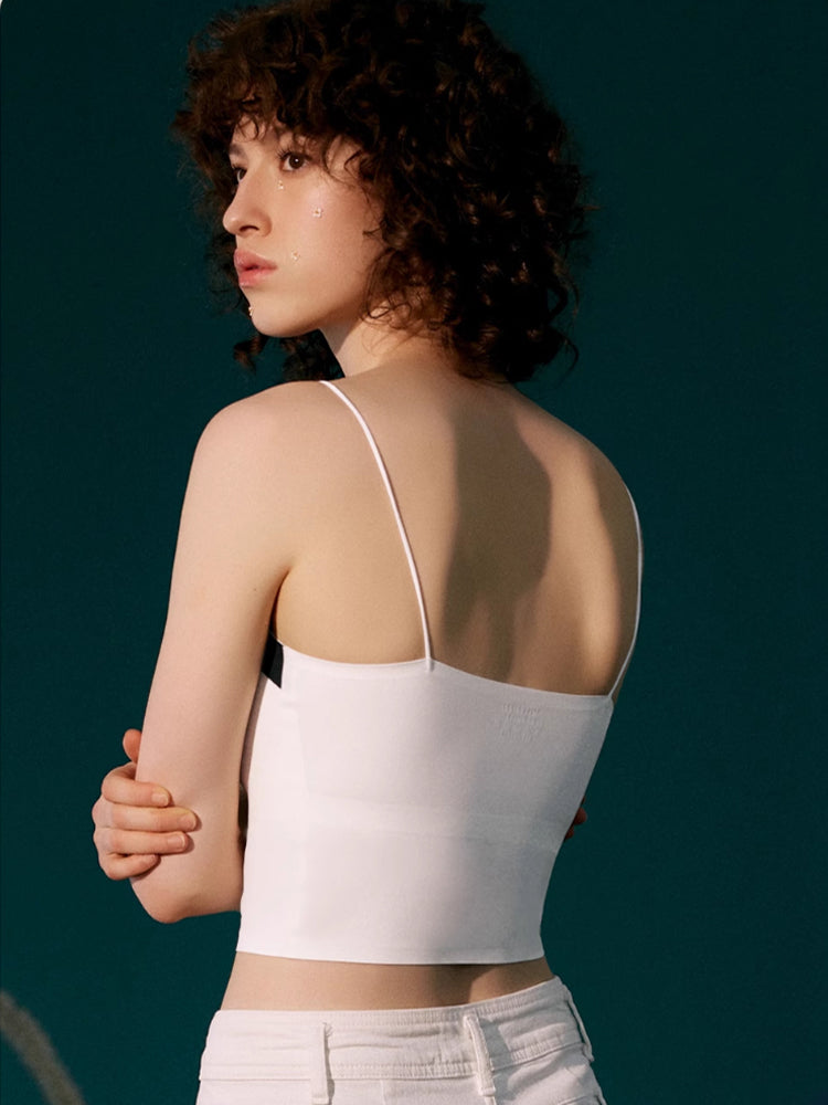 【ノンワイヤー】【夏に向け】シンプル 配色 ブラトップ