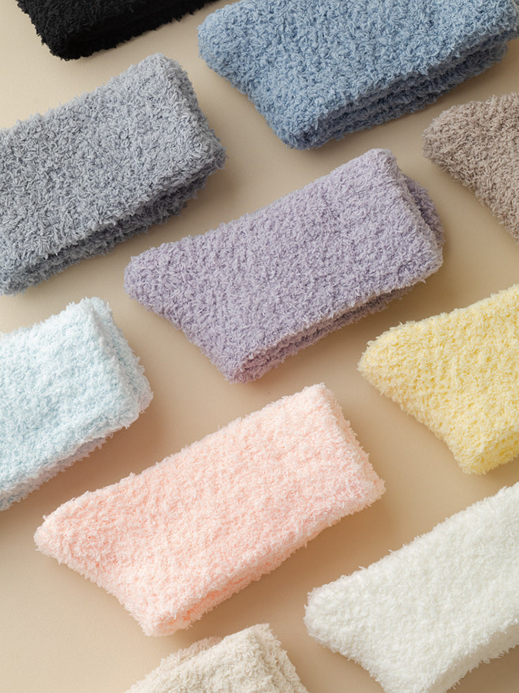 ソフトフラッフィーカップルソックス