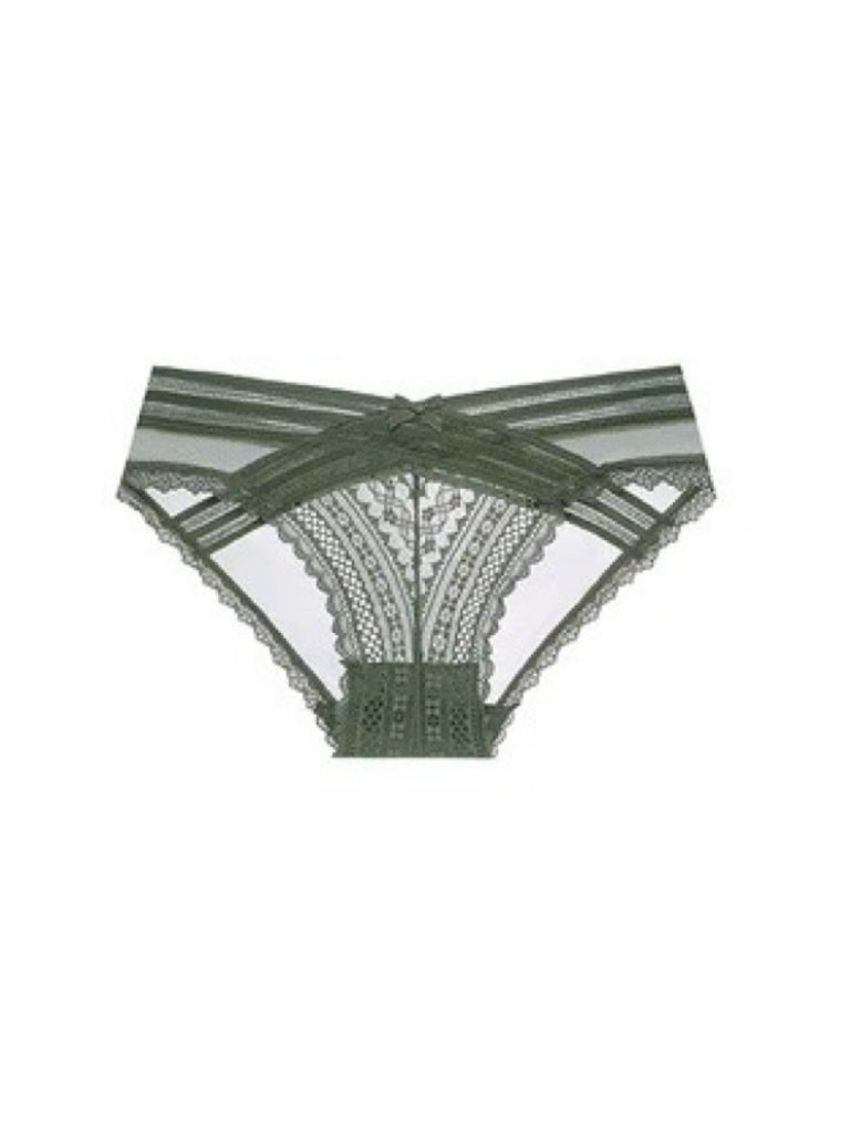 【ノンワイヤー】Vネック 総レースブラセット