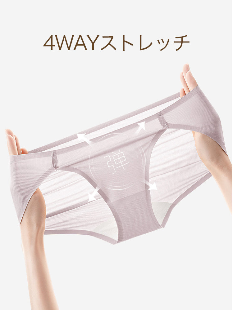 そけい部締め付けない シームレスショーツ