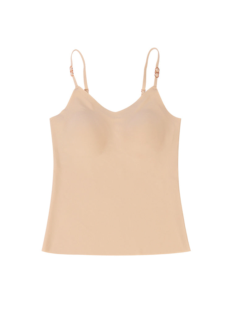 【ノンワイヤー】レギュラー 薄手パッド付きキャミソール