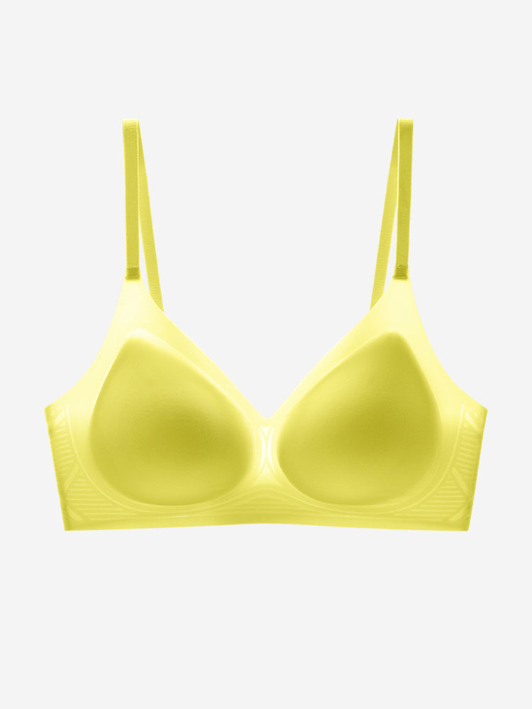 【ヒンヤリ・ノンワイヤー】薄手 接触冷感 ブラ