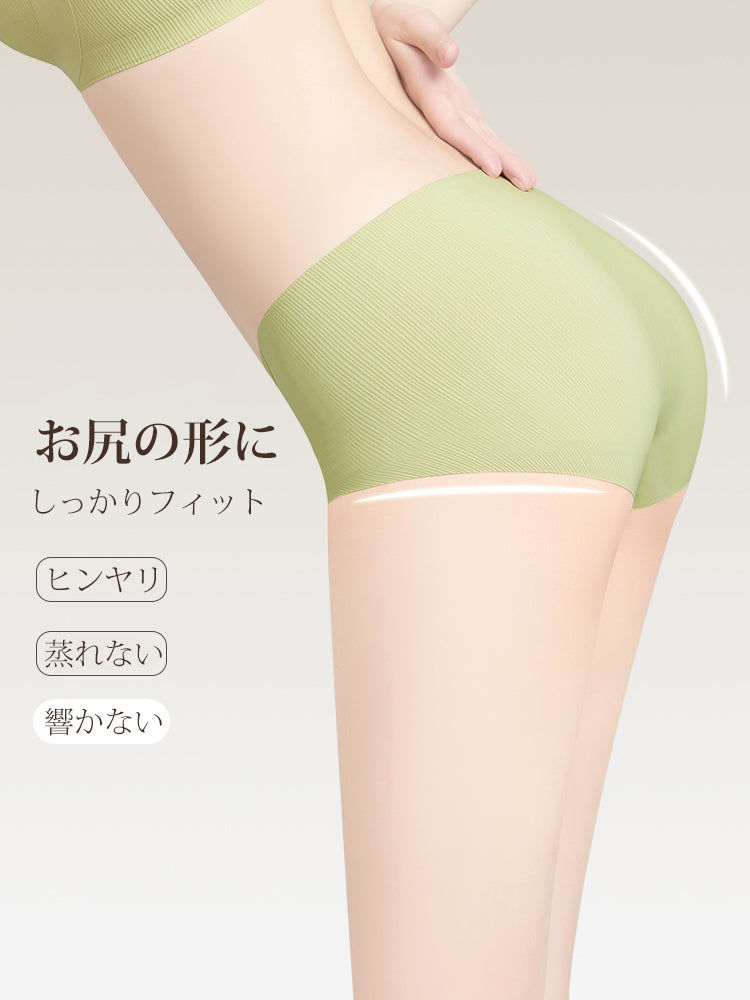 通気抗菌薄手シームレス ショーツ