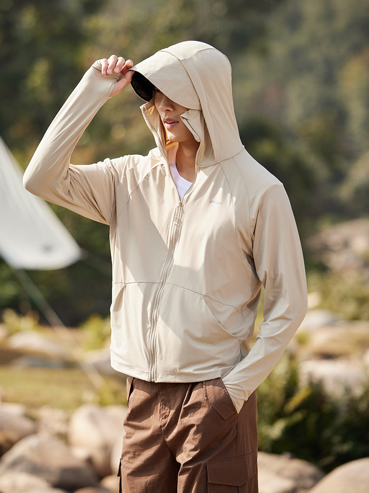 【在庫処分】着るだけUV対策 接触冷感パーカー(男性)