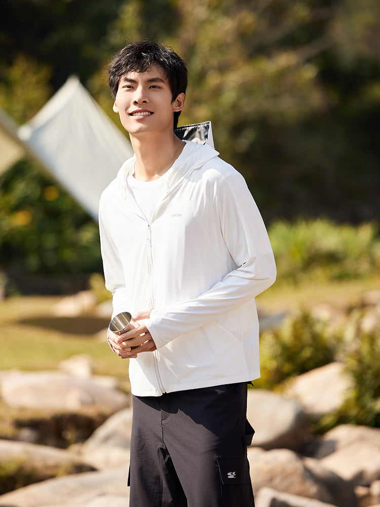 【在庫処分】着るだけUV対策 接触冷感パーカー(男性)