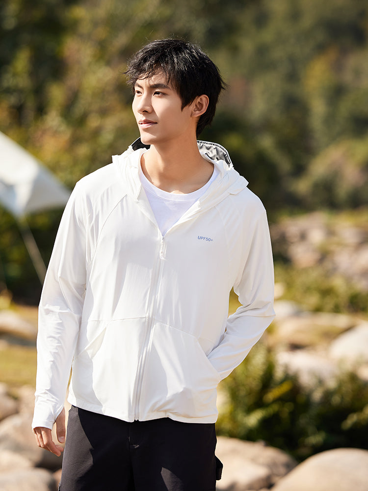 【在庫処分】着るだけUV対策 接触冷感パーカー(男性)