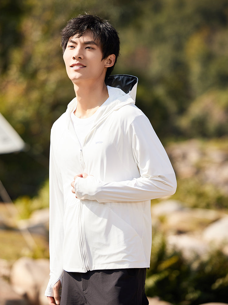 【在庫処分】着るだけUV対策 接触冷感パーカー(男性)