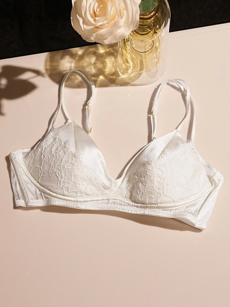 【Goddess Series】ノンワイヤー シルクブラジャー単品