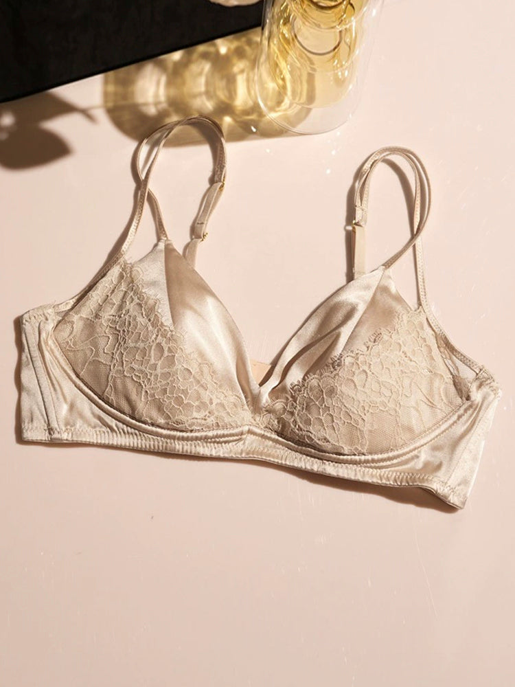 【Goddess Series】ノンワイヤー シルクブラジャー単品