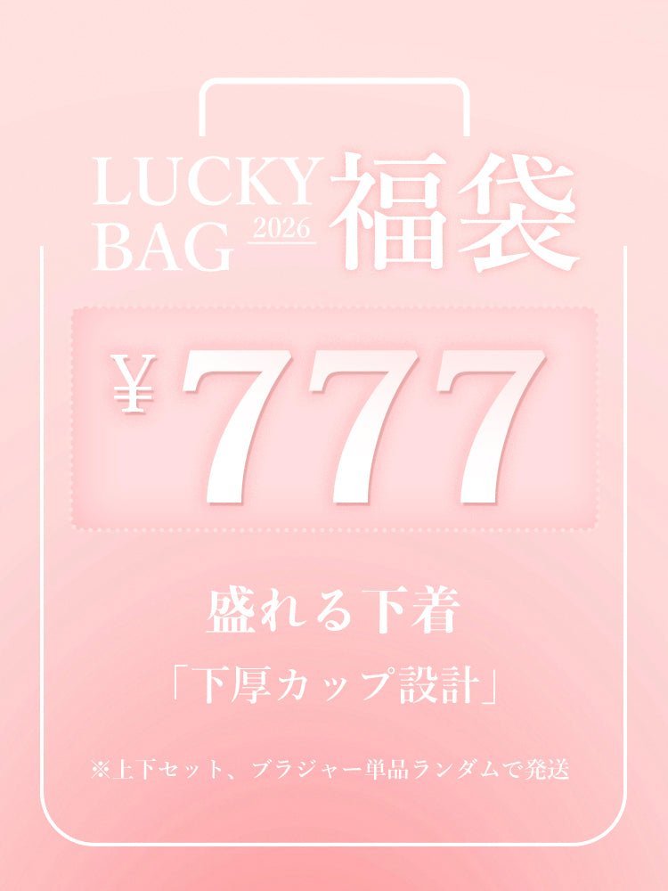 【2026福袋】A-Eカップ展開 3種類選べる 上下セット、ブラジャー単品ランダムで発送