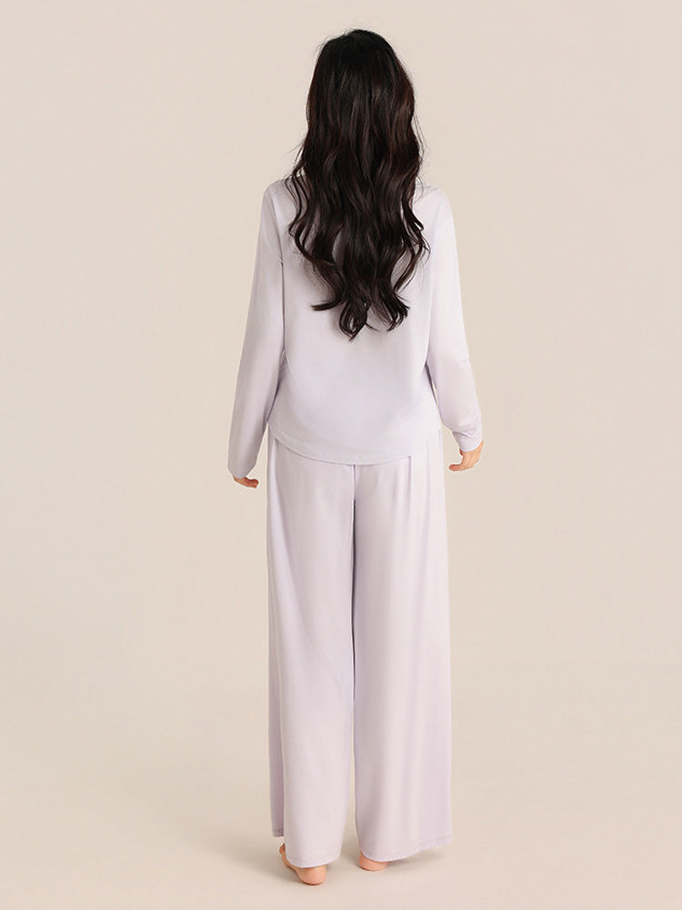 モダール生地 薄手ルームウェア 2点セット