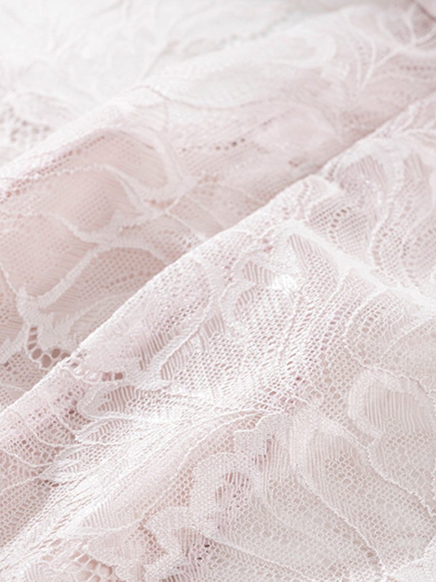 【Silky Comfort】花柄レース 柔らかフィットショーツ