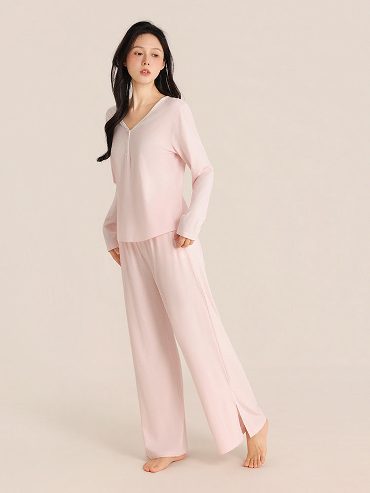 モダール生地 薄手ルームウェア 2点セット