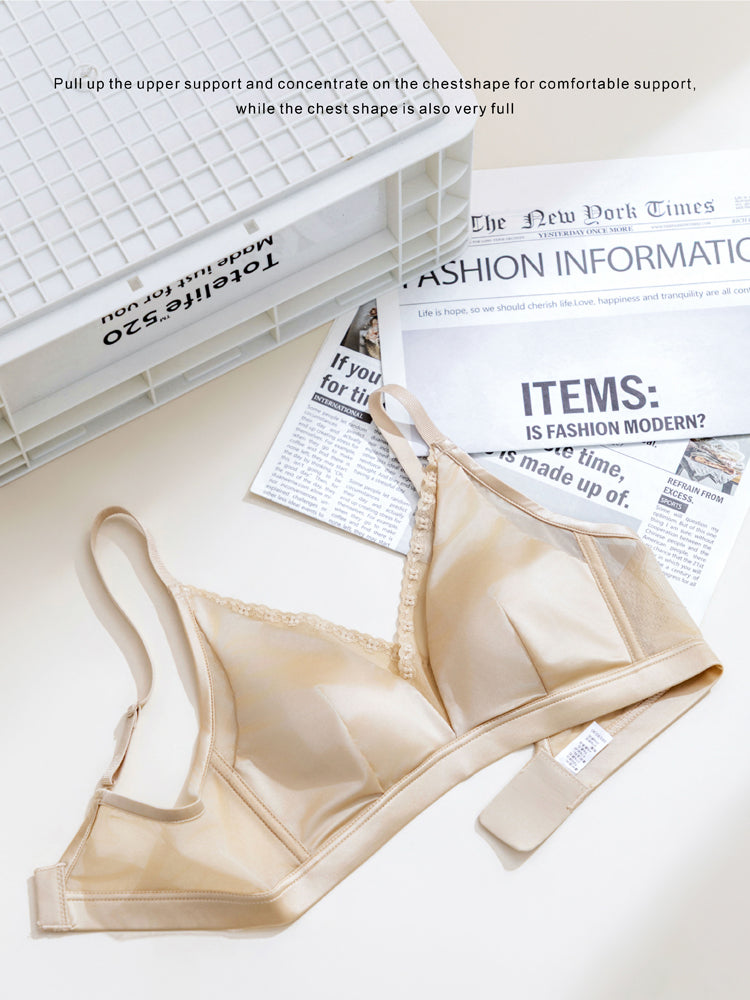 【Silky Comfort】薄手カップ ノンワイヤーブラ