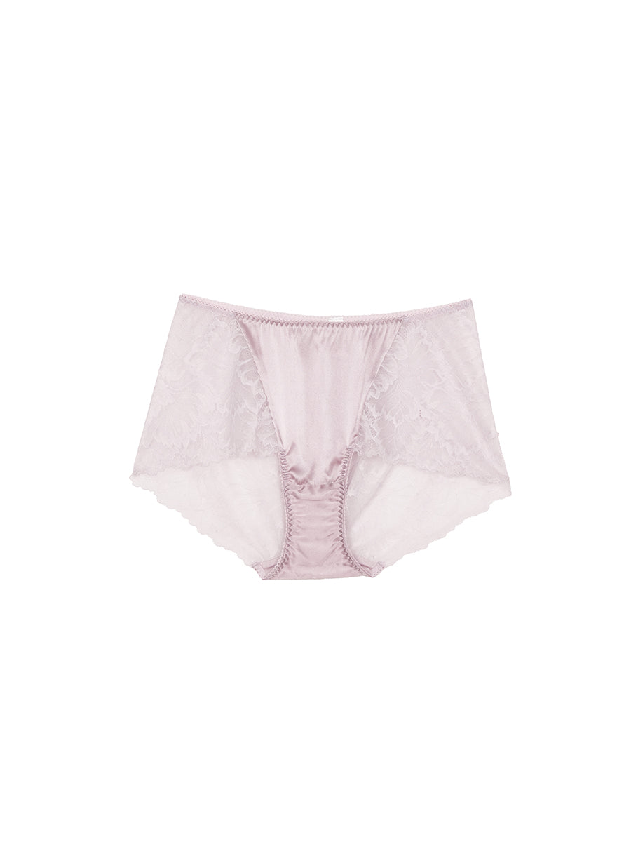 【Silky Comfort】花柄レース 柔らかフィットショーツ