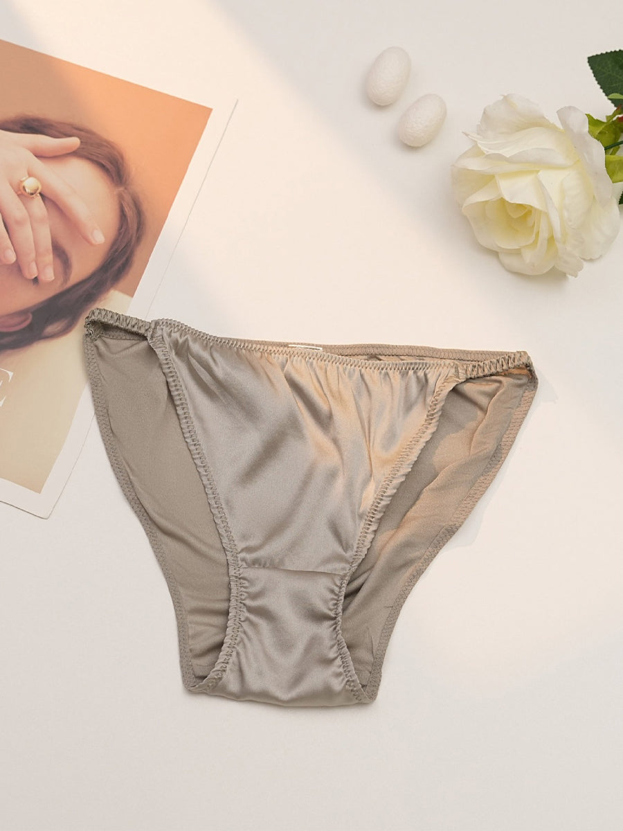【Silky Comfort】シルク ハイレッグショーツ