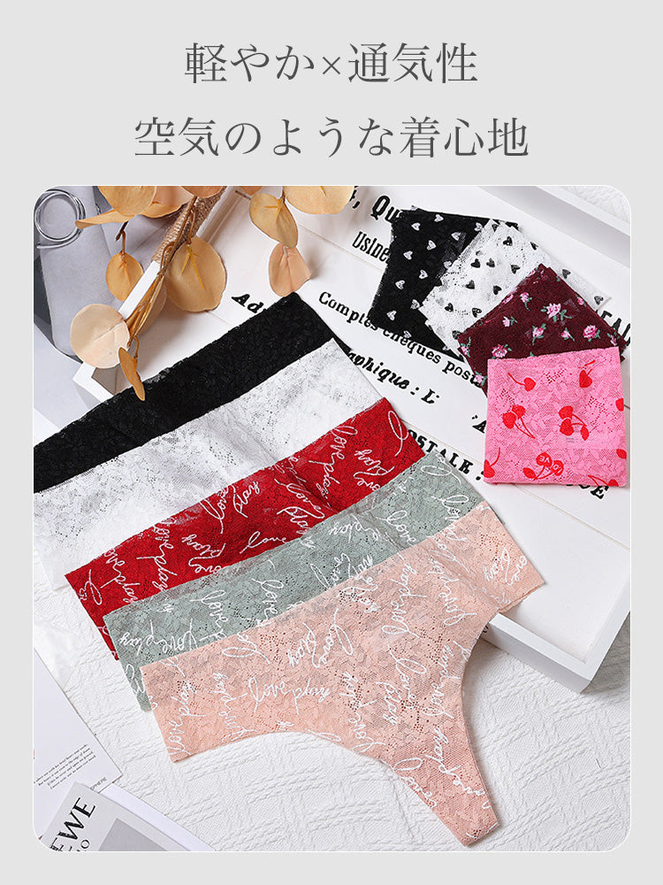 総レース Tバックショーツ