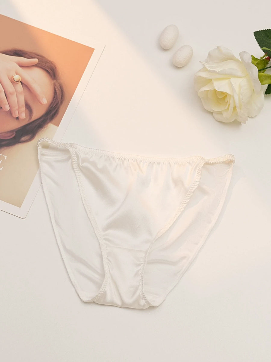 【Silky Comfort】シルク ハイレッグショーツ