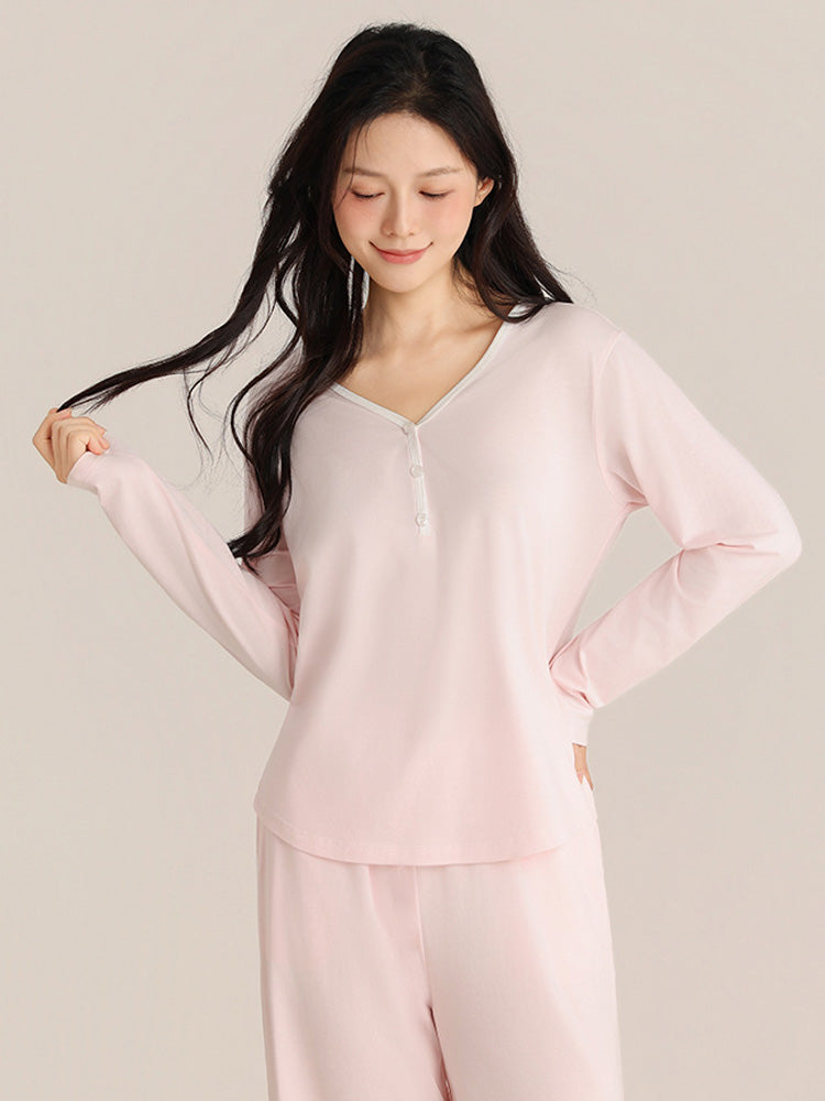 モダール生地 薄手ルームウェア 2点セット