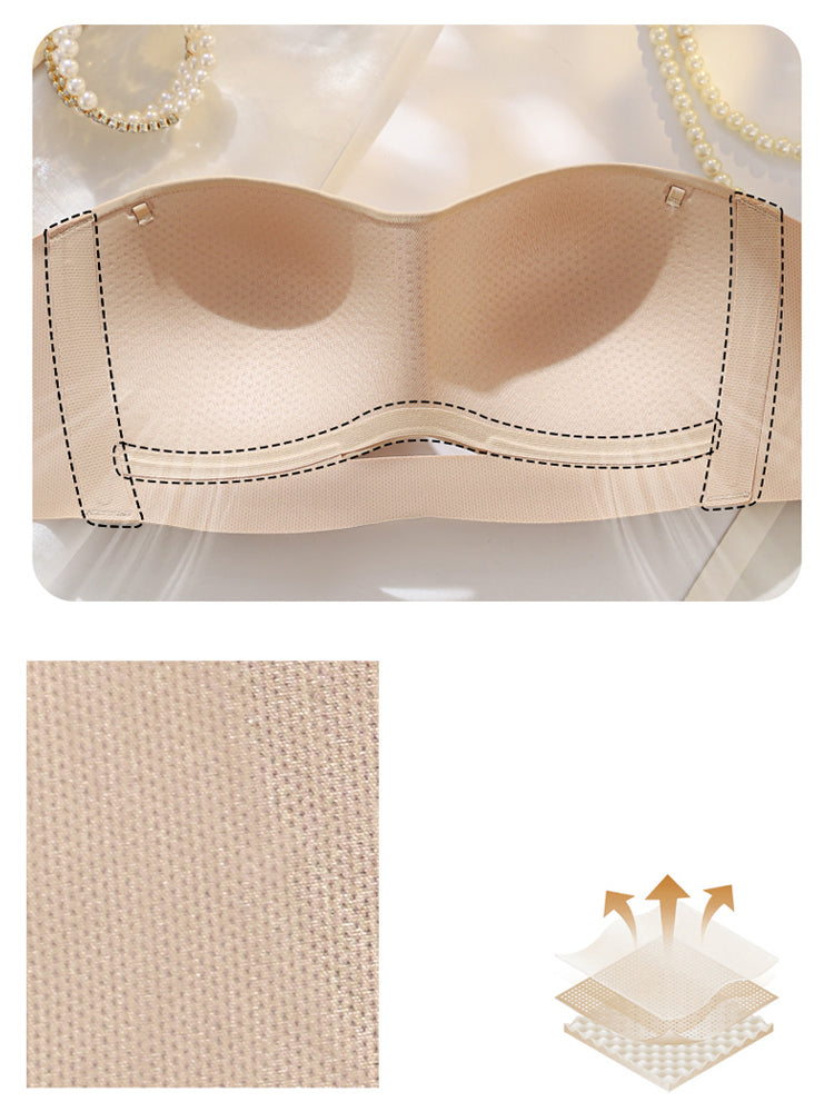 【Second Skin】ズレにくい&ひびきにくい ストラップレスブラジャー単品