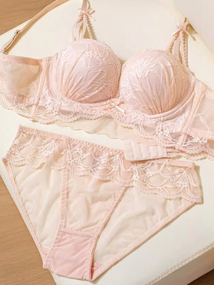 【Good Shape】脇高ノンワイヤー盛れるブラ＆ショーツ