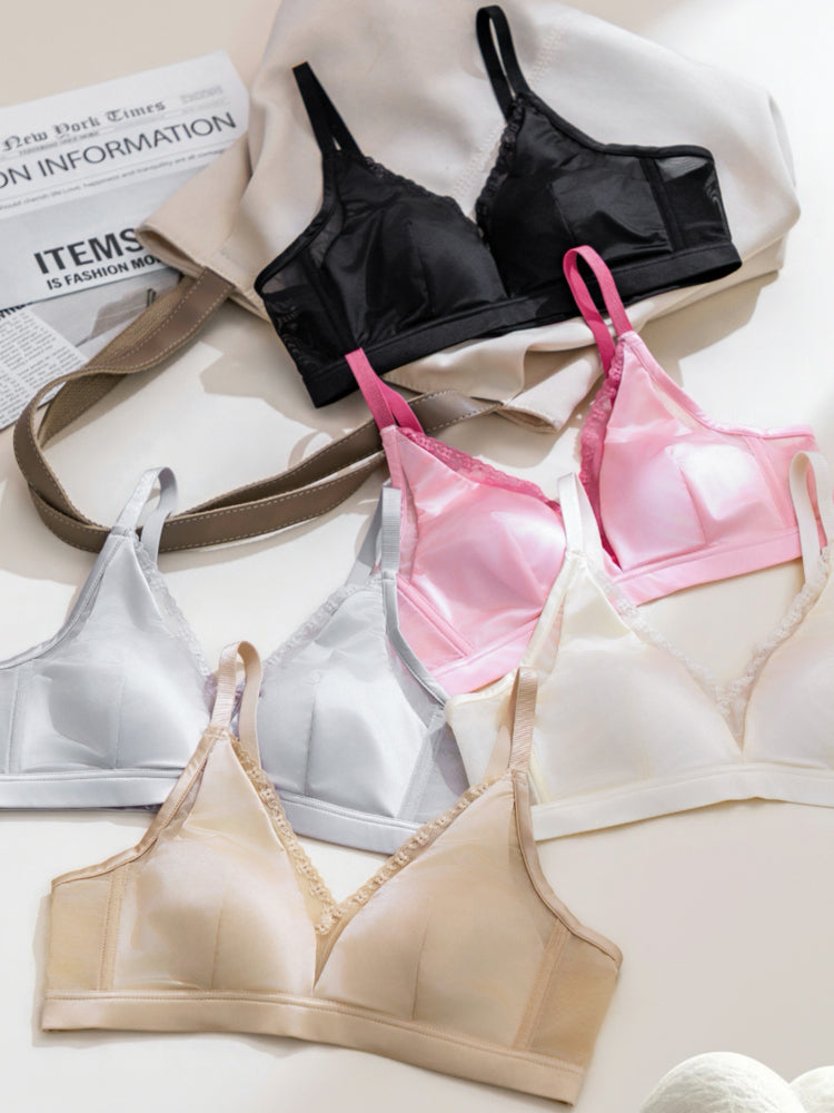 【Silky Comfort】薄手カップ ノンワイヤーブラ