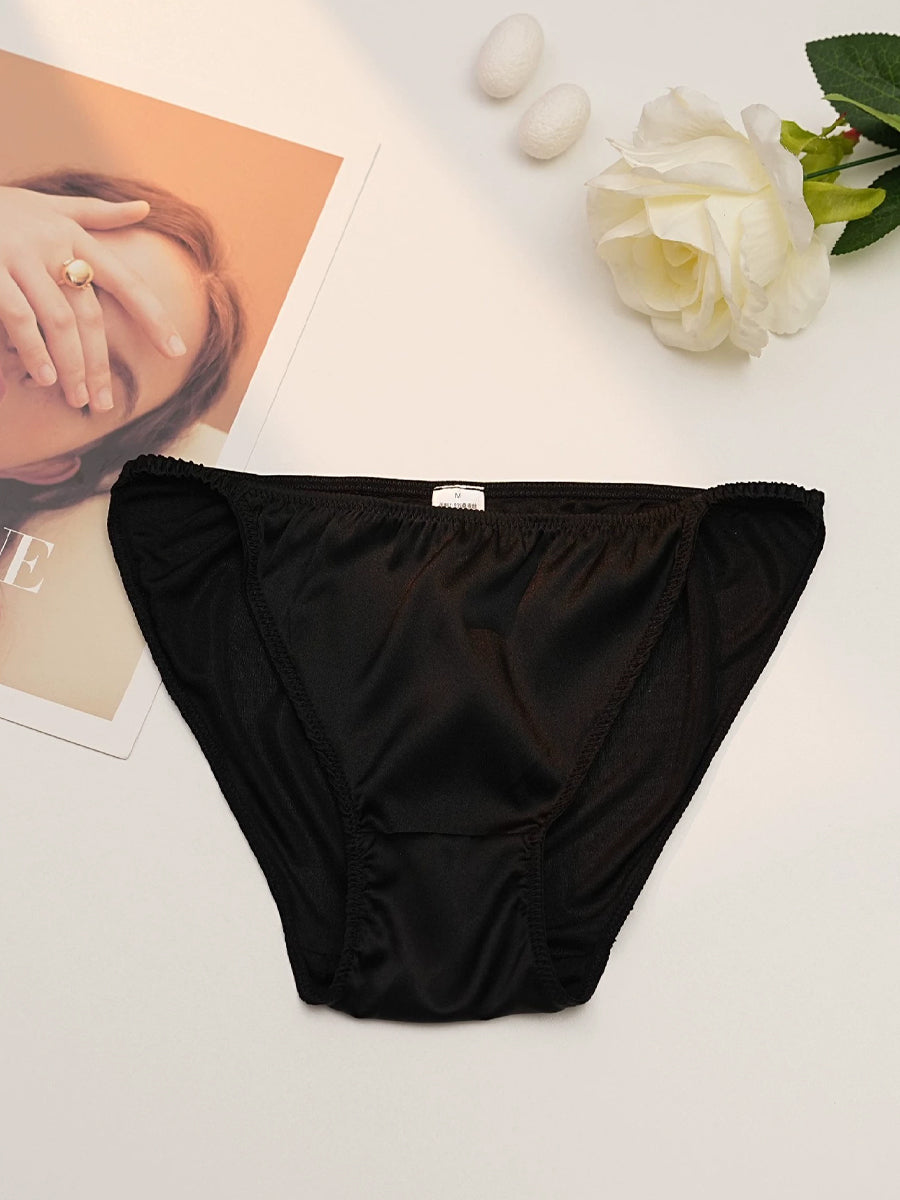 【Silky Comfort】シルク ハイレッグショーツ