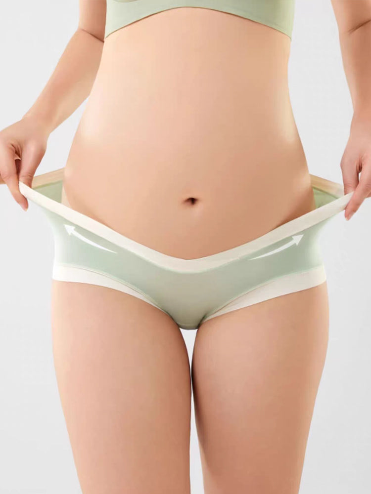 【マタニティに適用】お腹を圧迫せず Vラインショーツ