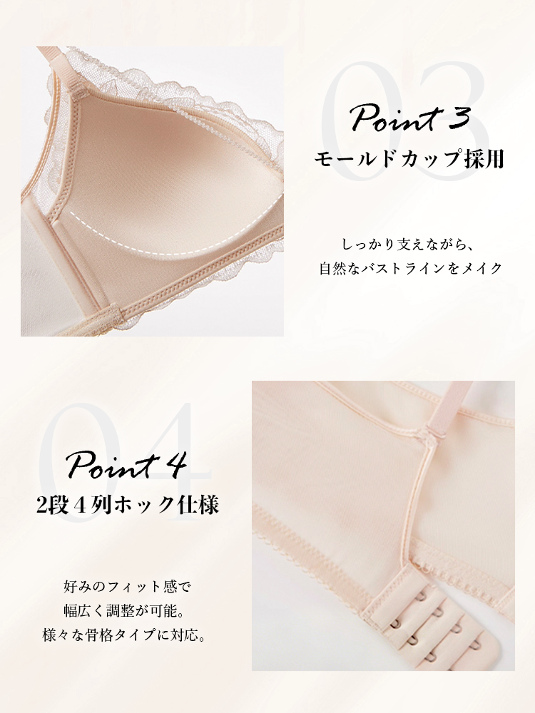 【ノンワイヤー】花咲く総レースブラ＆ショーツセット