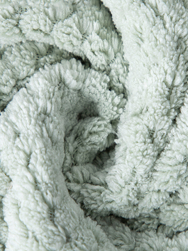 【もこもこ】髪の乾燥を防ぐ ヘアドライタオル