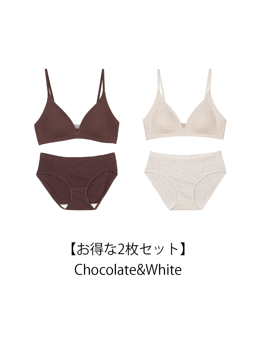【Natural Fit】ノンワイヤーブラ＆ショーツ