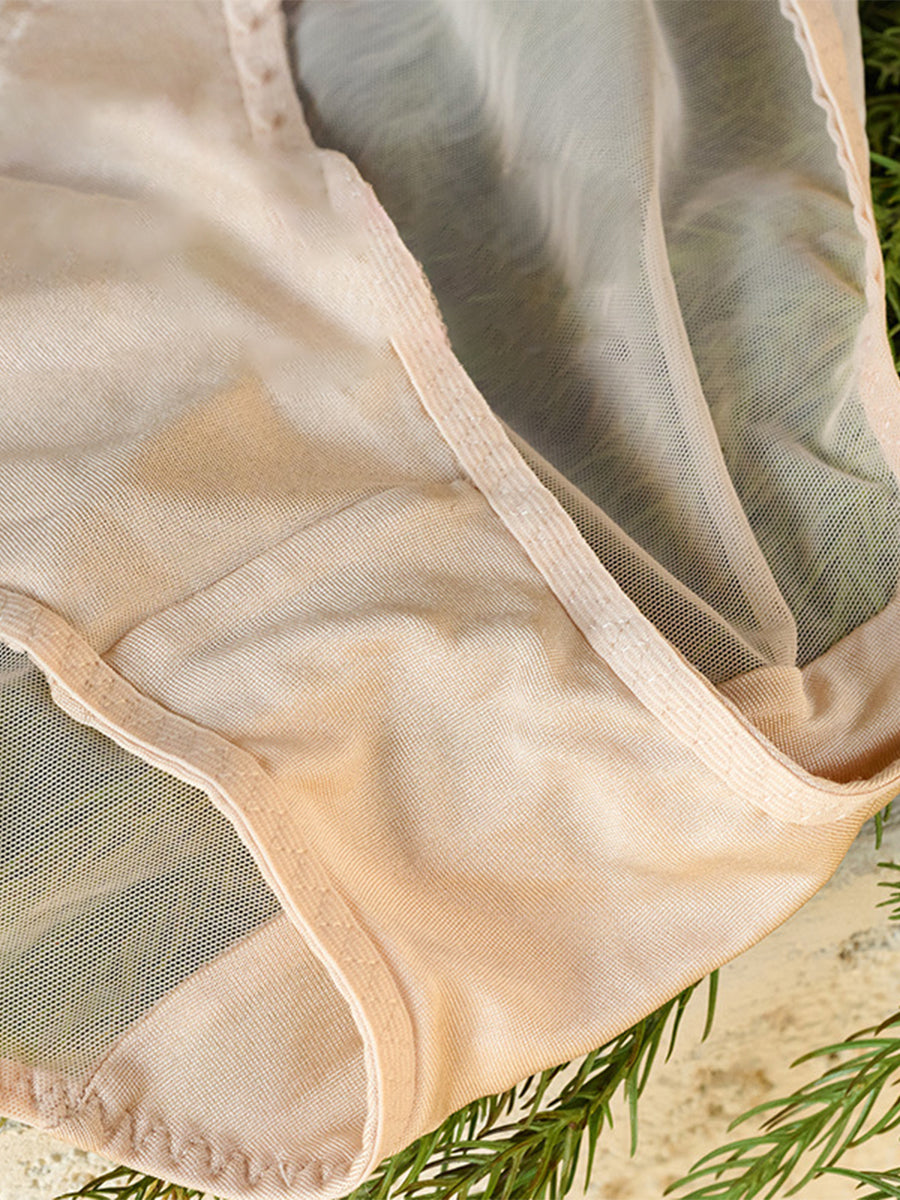 【Silky Comfort】軽やか薄手カップ ノンワイヤーブラ ペアショーツ