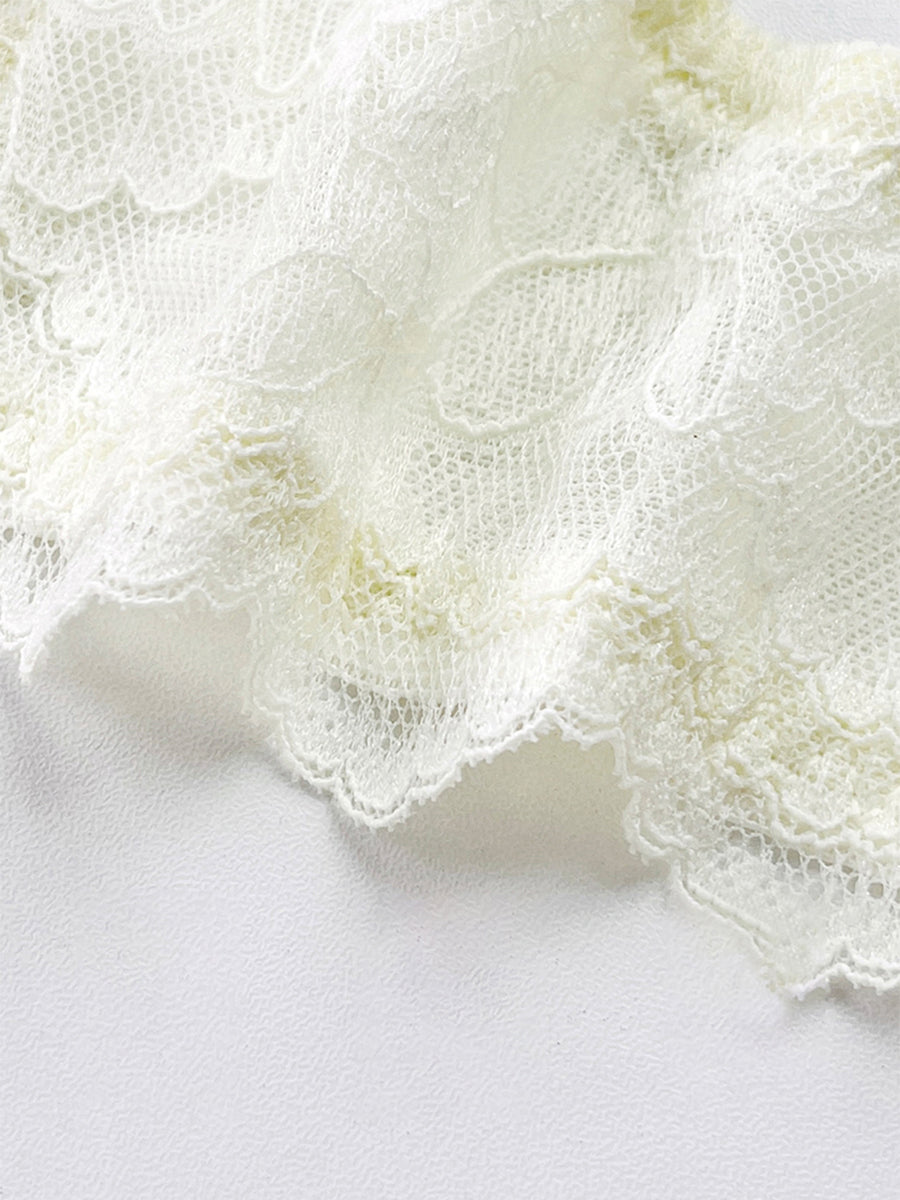 【Likewillow Series】背中までレース　ノンワイヤーブラ