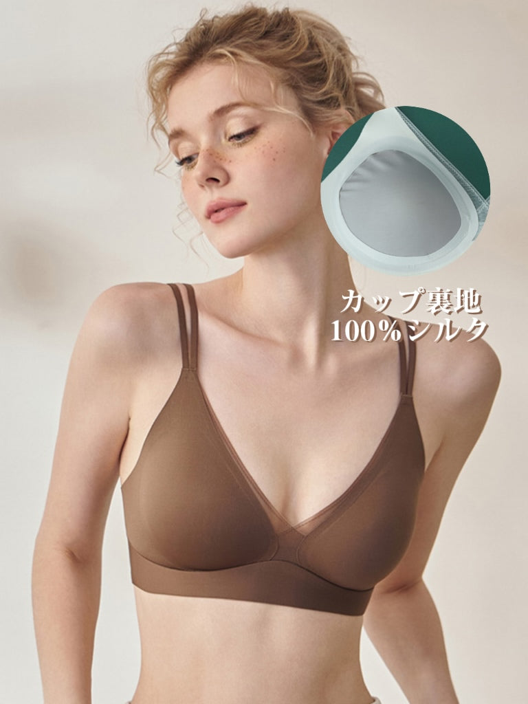 【ノンワイヤー】3WAY美背中 シームレスブラ