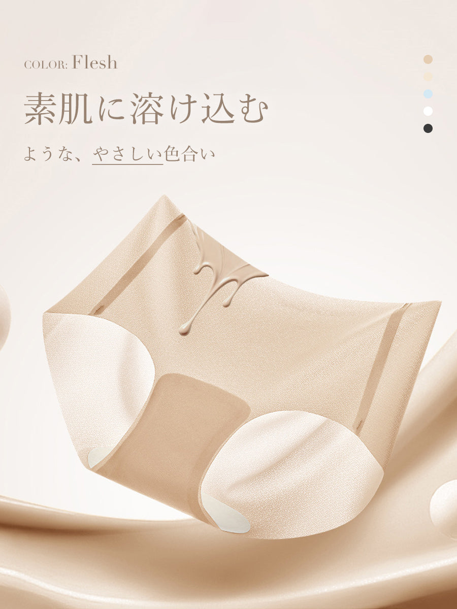【Breath Series】ムレにくいシームレスブラ ペアショーツ