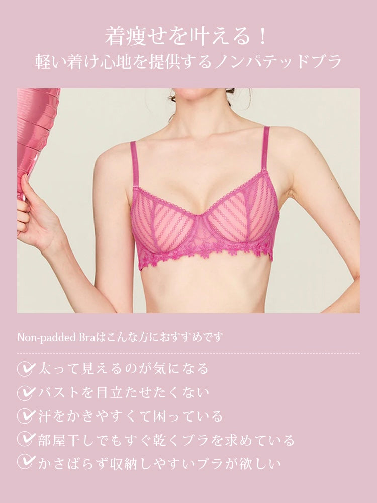 【ノンパテッド】ムレにくいメッシュ構造 下着セット